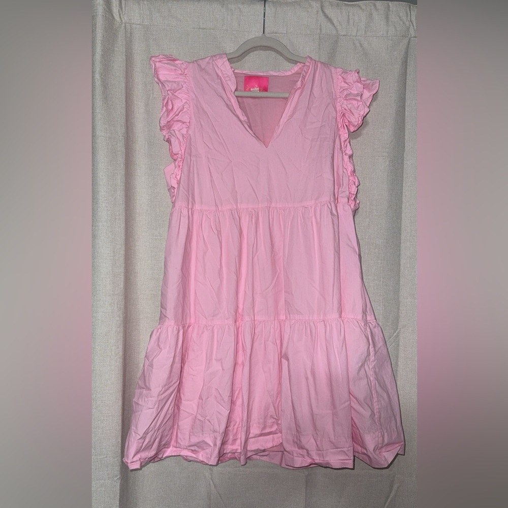 Lilly Pulitzer Pink Ruffle Dress